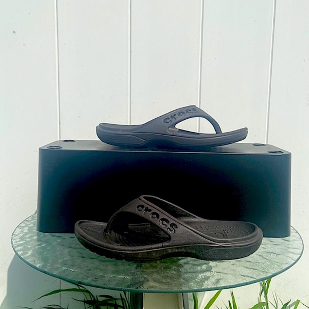 ‘Crocs’ Brown ‘Baya’ Flip - 7